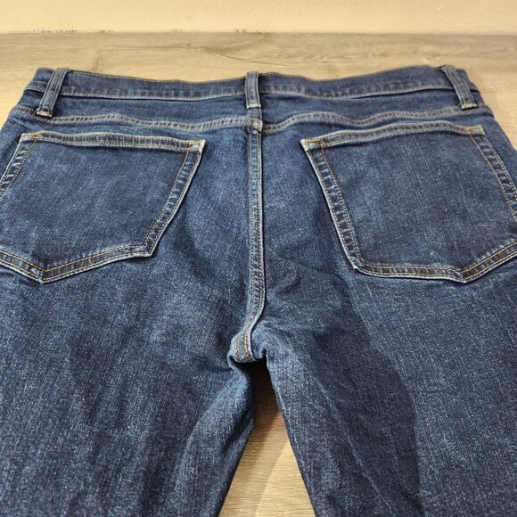 J.Crew Flex Mens Jeans Dark Wash Denim Mens Size W35 L32 - Picture 3 of 15